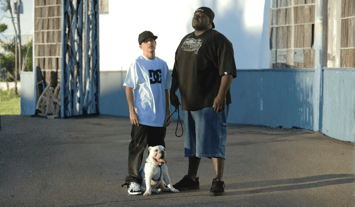 Rob Dyrdek y Big Black representando la era cultural de DC Shoes en los años 2000