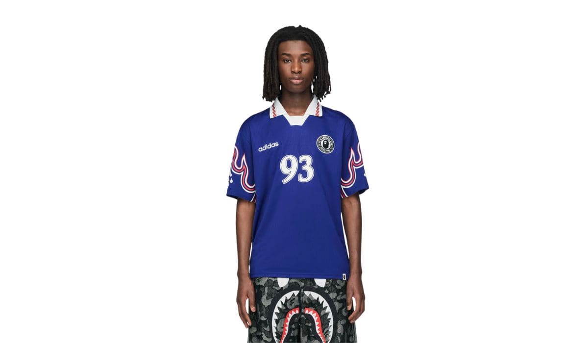 bape adidas football jersey