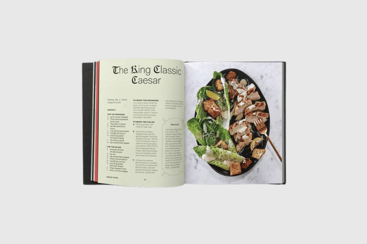 receta cesar salad libro snoop dog
